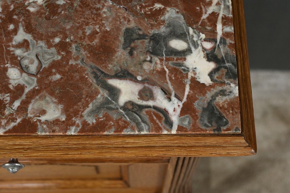 Oak Coffee Table Or Bedside Table – 1930 photo vinterior
