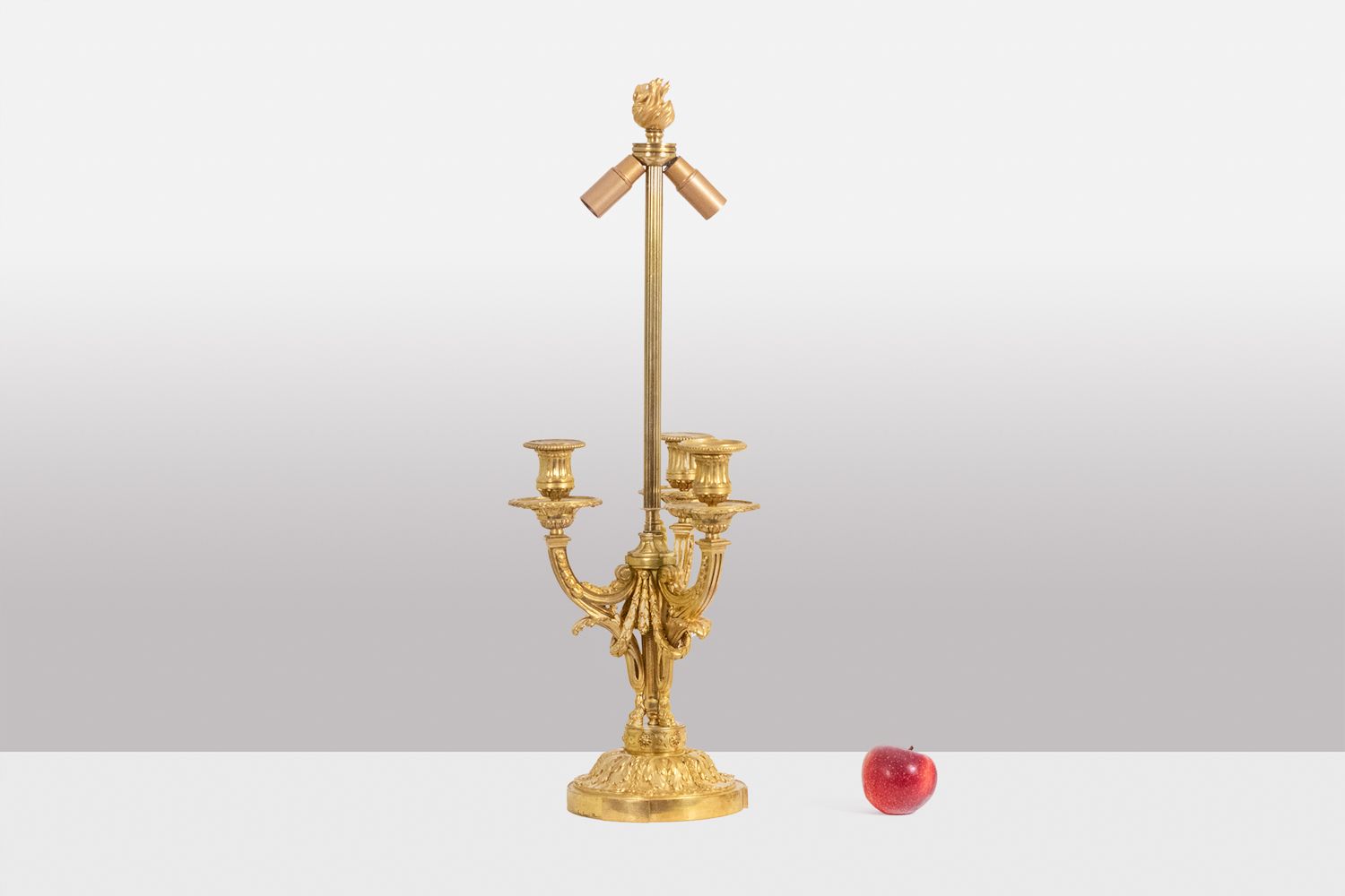 Eugène Bazart Paris. Lamp “Bouillotte” In Gilt Bronze. Circa 1880. photo furniture