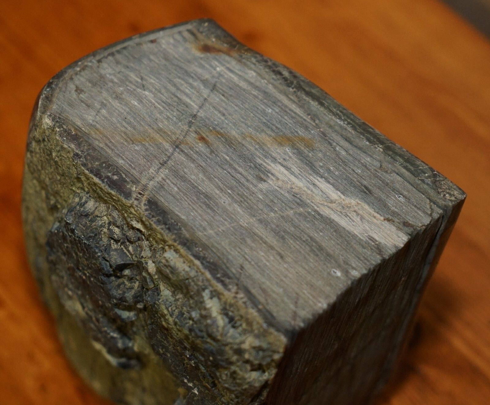 Distressed Sulpted Antique Library Book Carved From Rock Part Of A Large Set photo vinterior
