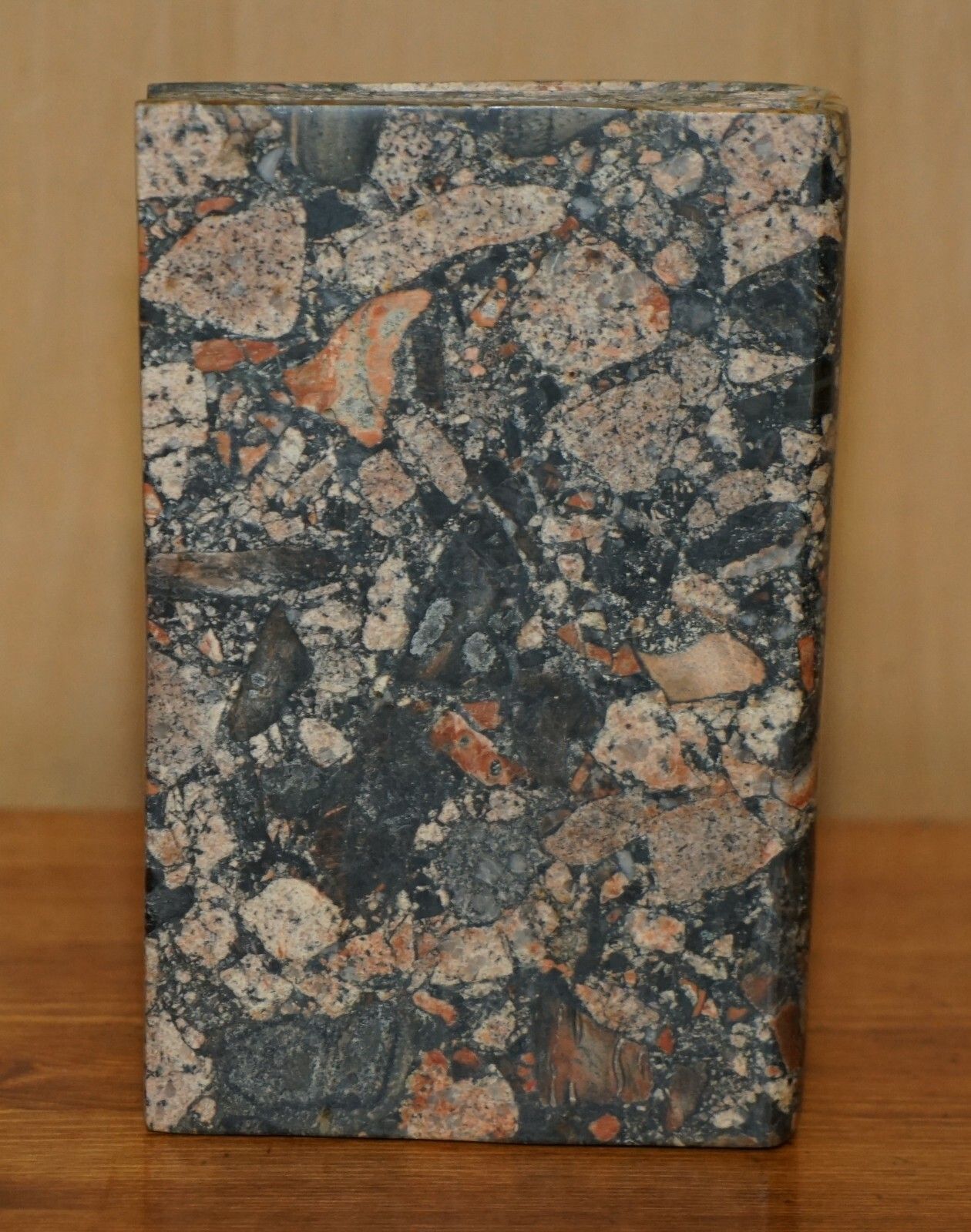 photo for sale Sulpted Marble Antique Library Book Carved From Rock Part Of A Large Suite