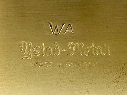 photo furniture Swedish Brass Candleholder By Walter Andersson For Ystad Metall, 1950s