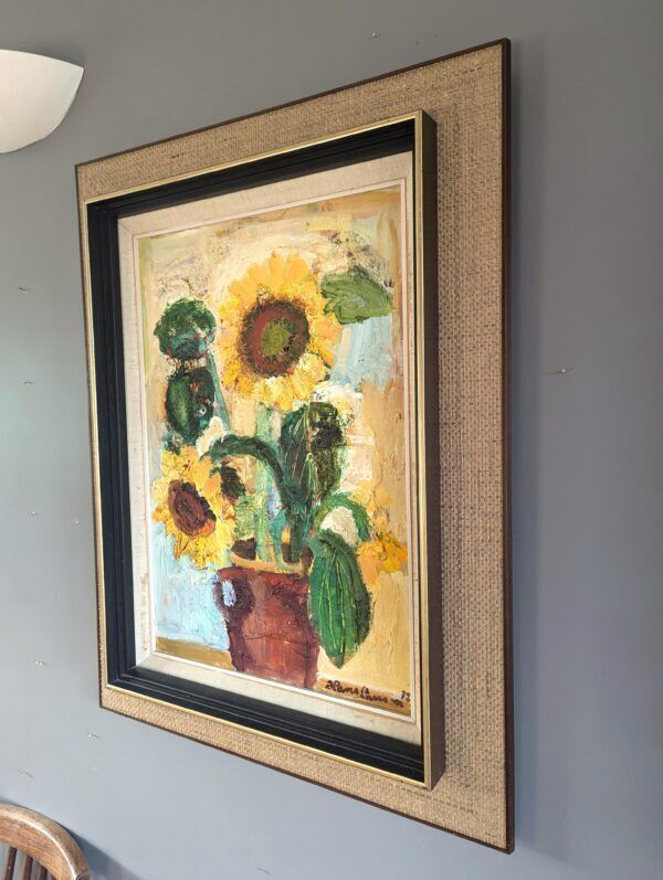 Sunflowers In Bloom, 1970s, Vintage photo 666.0