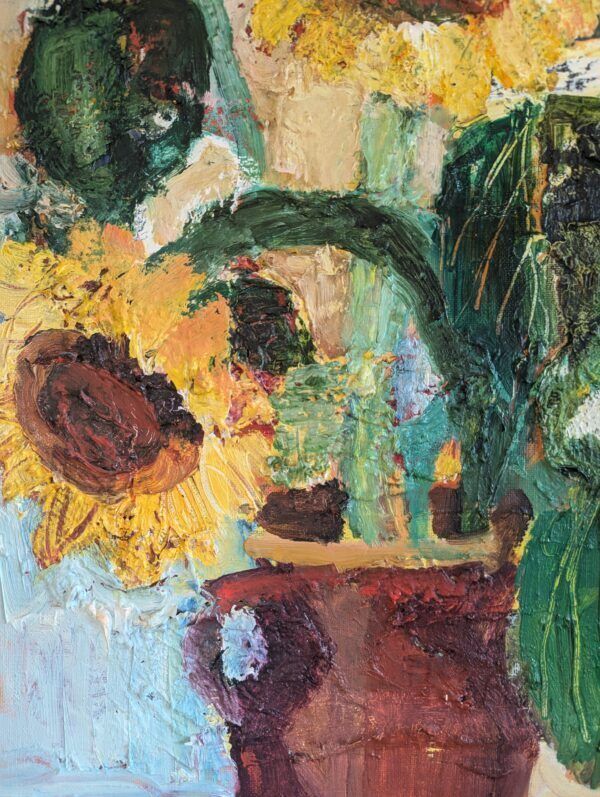 photo vinterior Sunflowers In Bloom, 1970s, Vintage