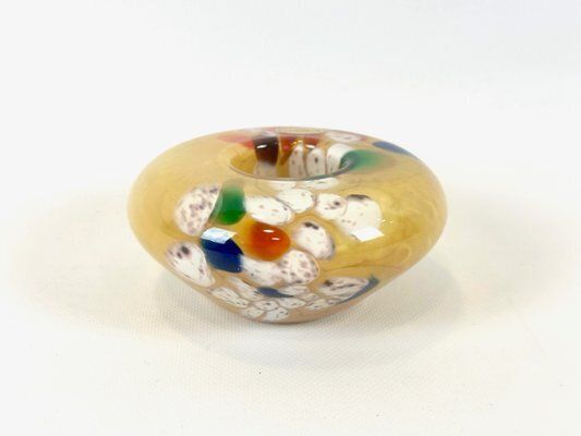 Vintage Art Glass Candleholder From Kaspar Silesia, 1960s photo buy