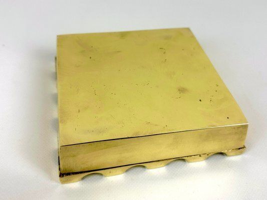Mid Century Swedish Brass Ultima Ashtray Attributed To Holger Bäckström And Bo Ljungberg For Diverse Ting, 1960s photo buy