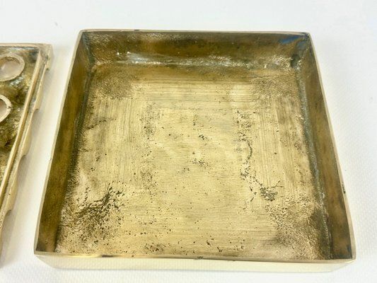 photo buy Mid Century Swedish Brass Ultima Ashtray Attributed To Holger Bäckström And Bo Ljungberg For Diverse Ting, 1960s