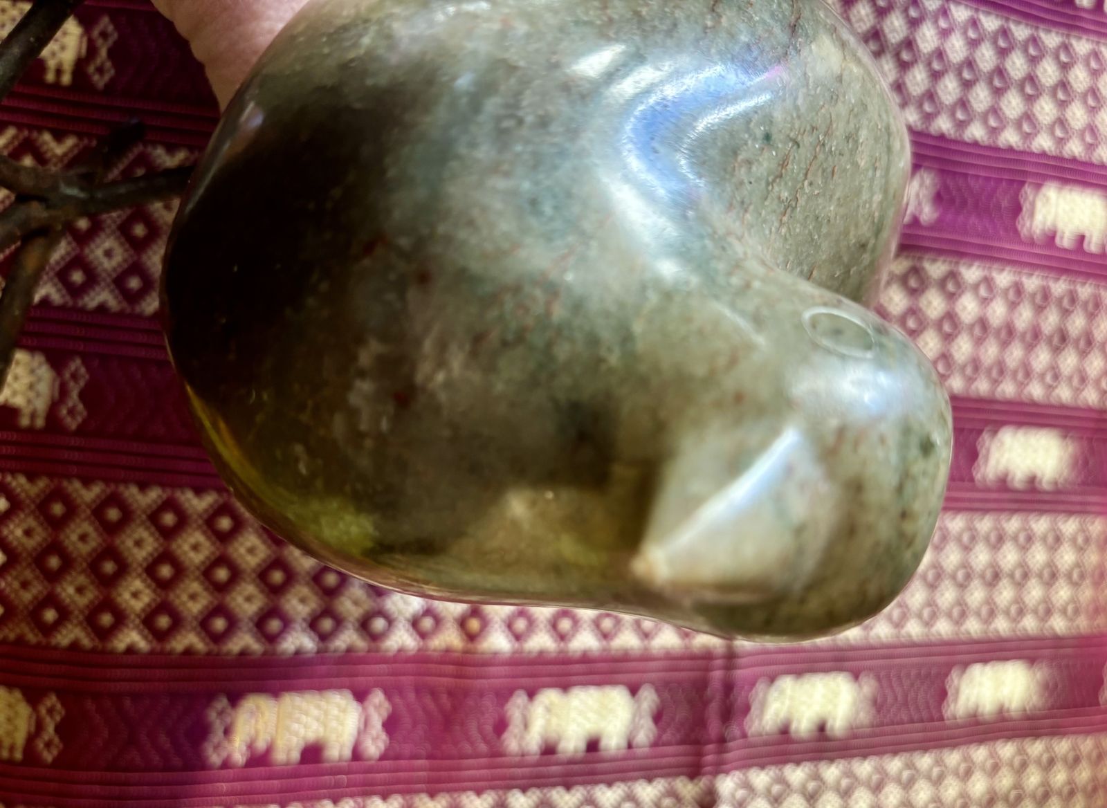 350.0 Bernard Nkanjo Bird Sculpture With In Serpentinite photo