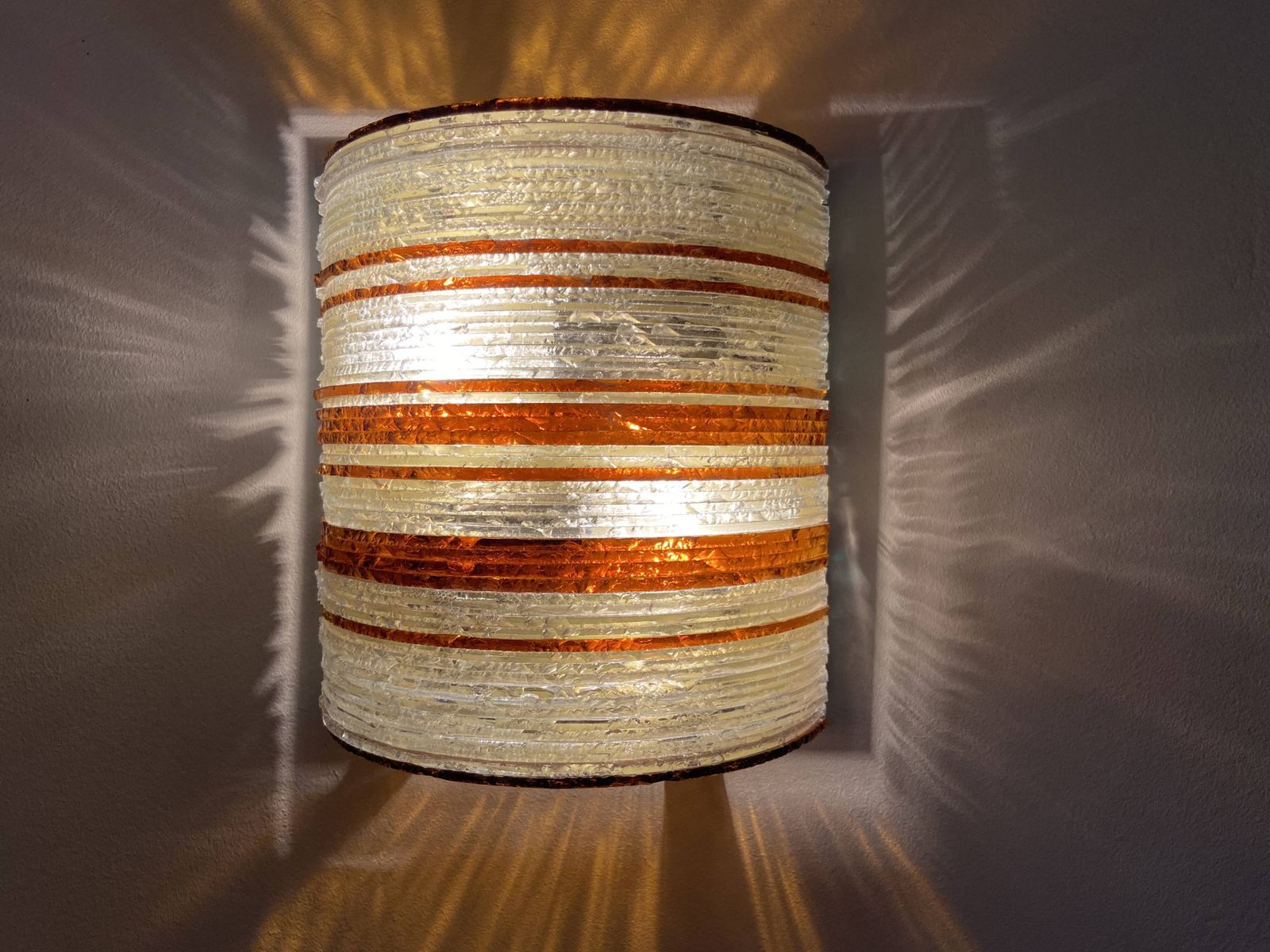 photo for sale Glass Wall Lamp By Albano Poli, Italy, Circa 1960.
