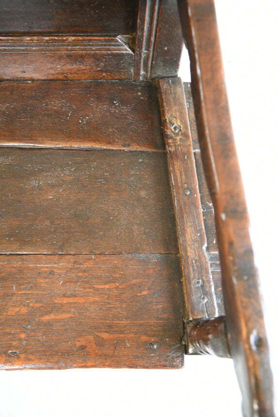 photo furniture Antique Oak Wainscot Chair, 18th Century And Earlier