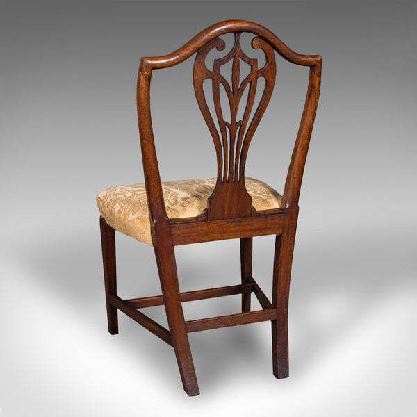 Set Of 6 Antique Hepplewhite Revival Dining Chairs, English, Seat, Victorian photo 2850.0