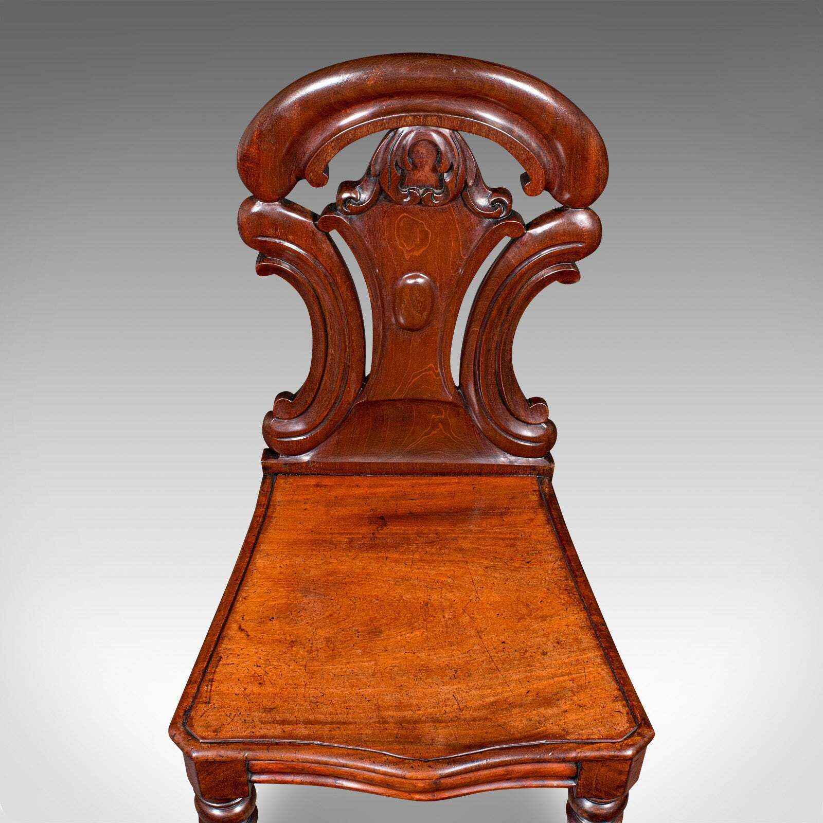 Antique Hall Chair, Scottish, Walnut, Occasional, Reception Seat, Regency, 1820 photo buy