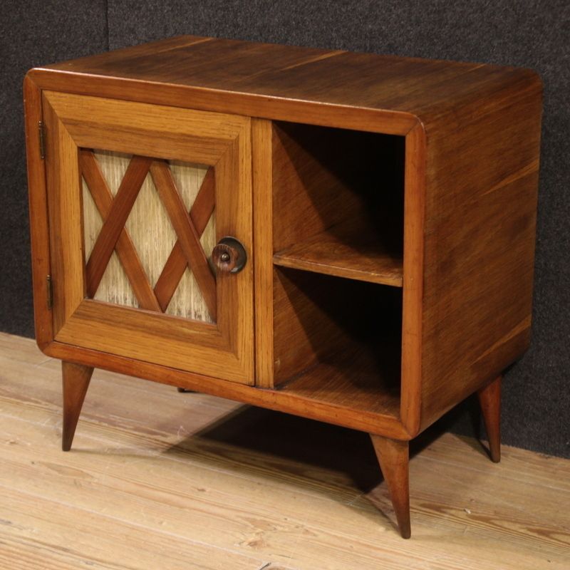 20th Century Gio Ponti Style Italian Nightstand photo Furniture