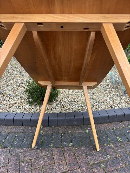 Mid Century Ercol Plank Dining Table photo vinterior