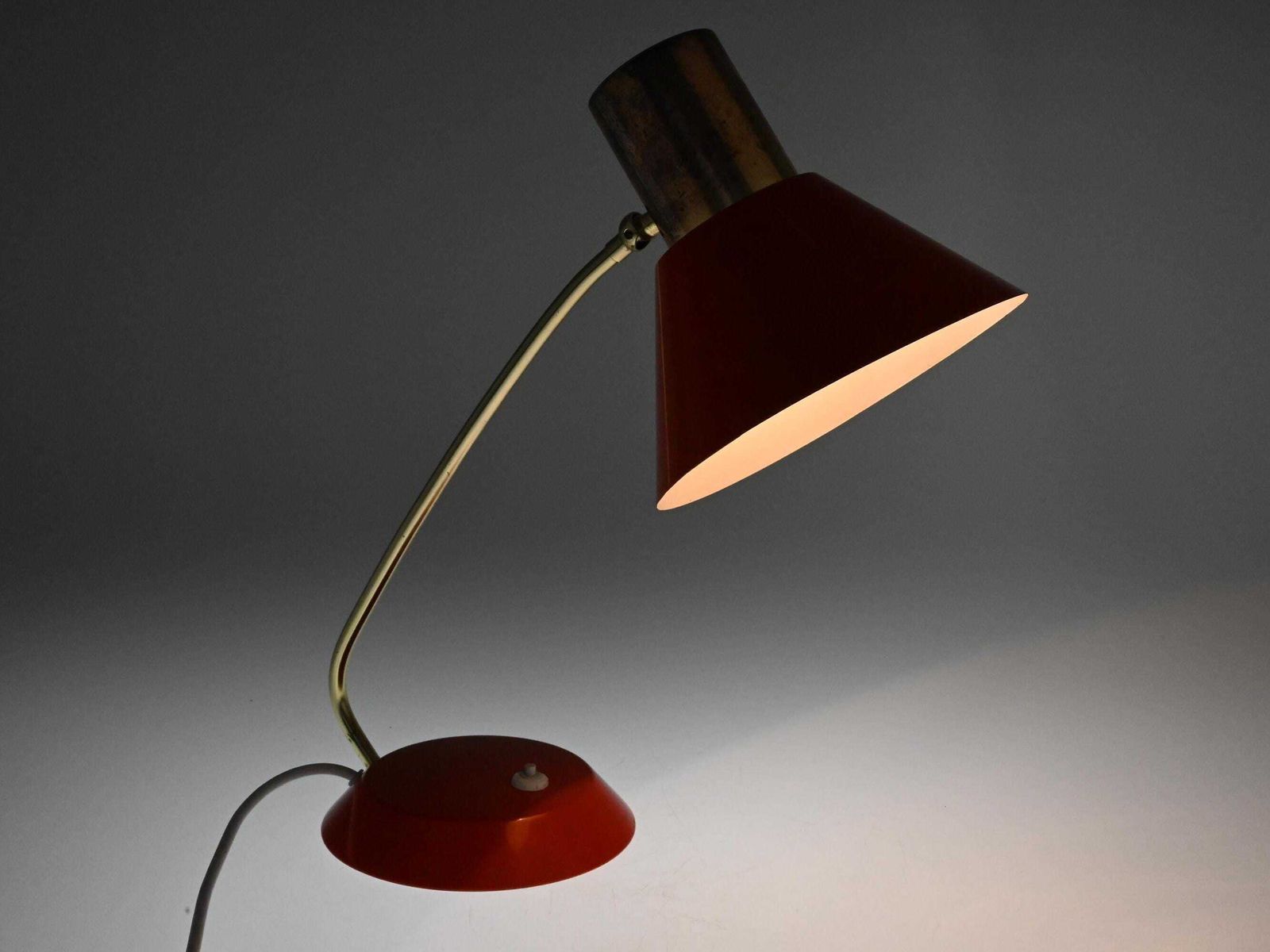 photo furniture Vintage Red German Table Lamp, Aka Ddr Lamp, Vintage Table Lamp, Industrial Lamp, Desk Lamp, Mid Century Lamp, Retro Red Lamp, Old Lamp