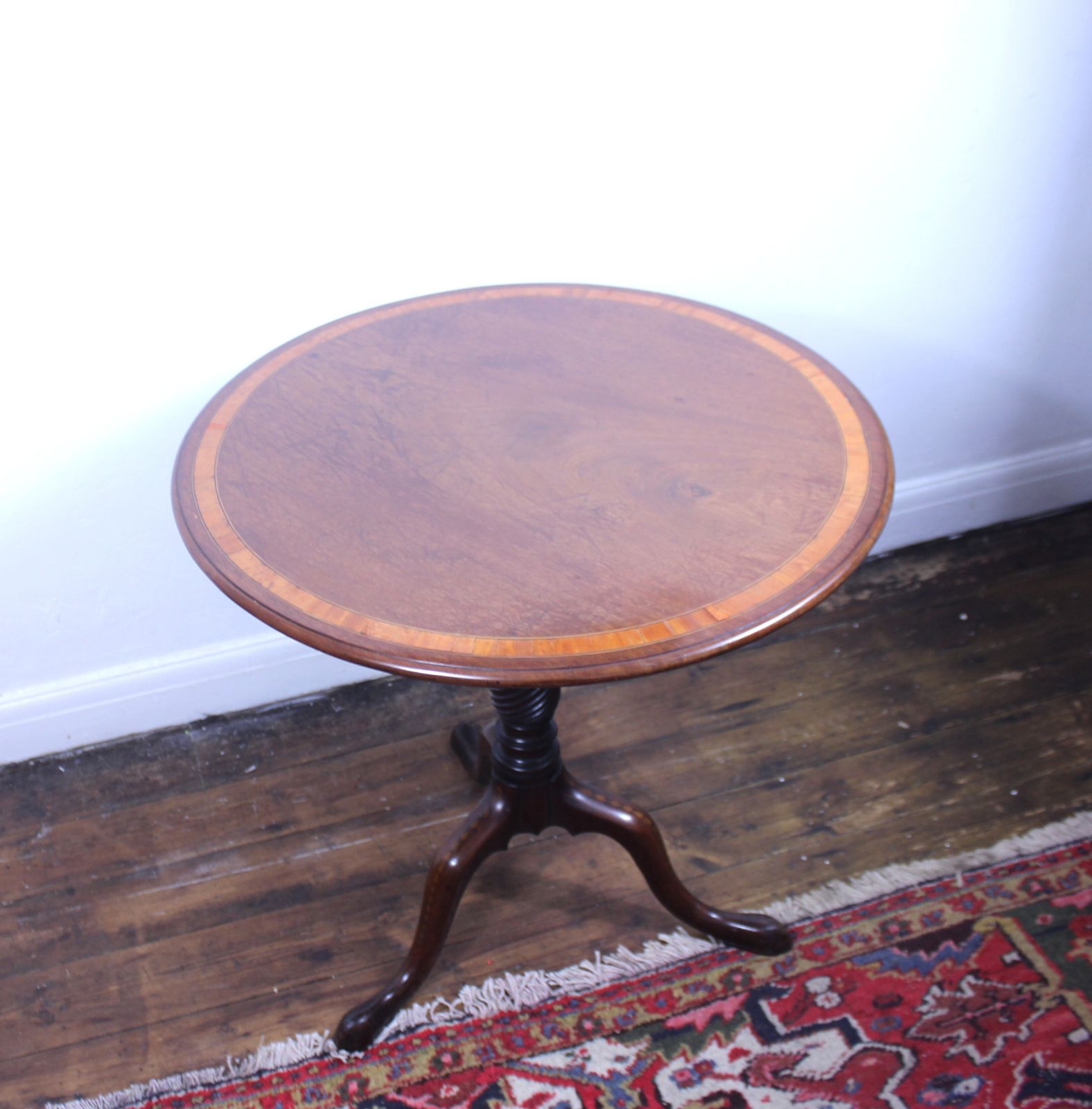 Sheraton 18th Century Mahogany Tripod Table photo buy