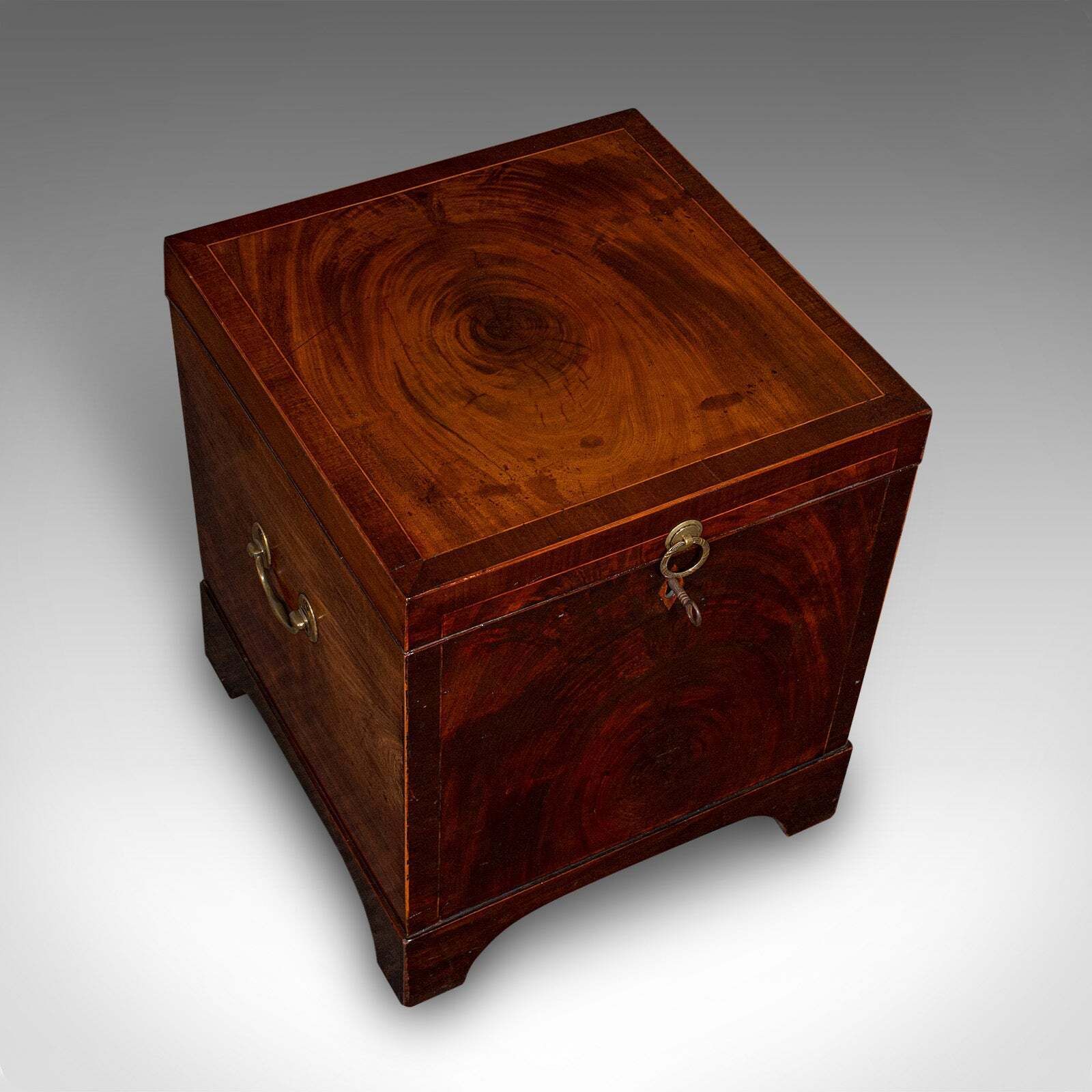 Antique Cellarette, English, Wine Cellar, Fireside Store, Blanket Box, Georgian photo vintage