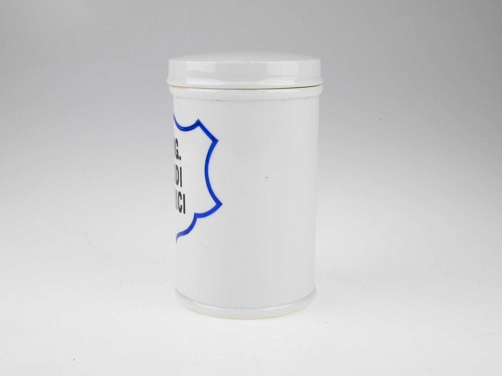 Antique Medical Porcelain Jars With Lids, Antique Pharmacy Container, Antique Pharmacy Container, Porcelain Pharmacy Jar, Set Of 6 Jars photo Home Decor