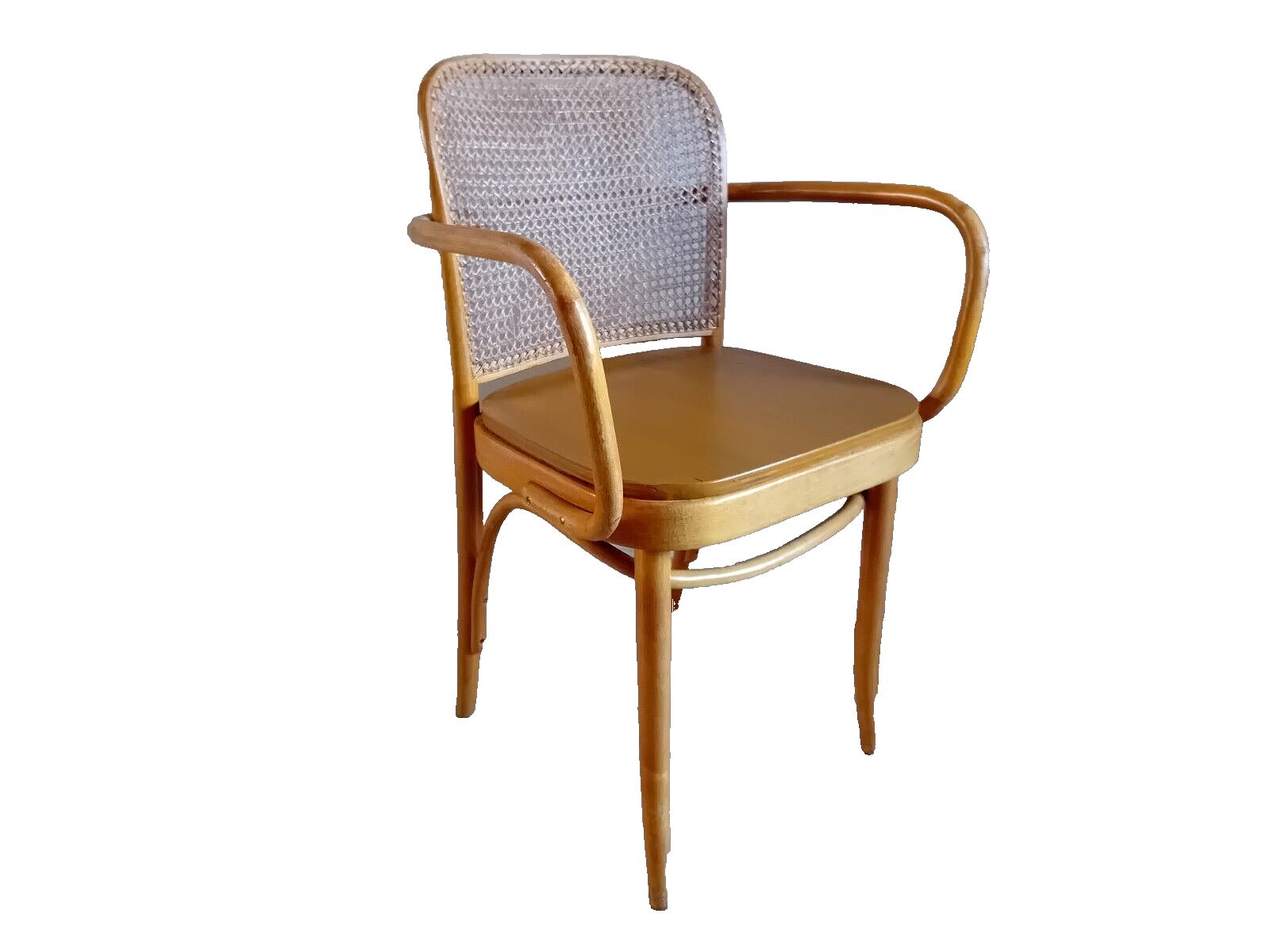 photo vinterior Josef Hoffman 1950's Czech Mid Century Bentwood "Prague" Chair