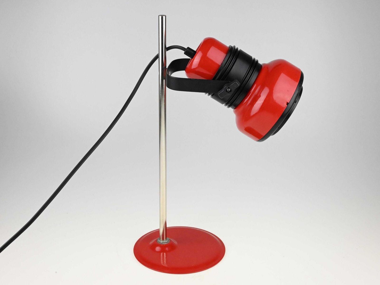 Red Industrial Desk Lamp, Vintage Industrial Lamp, Architect Lamp, Desk Lamp, Mid Century Lamp, Red Lamp, Mid Century Lighting, Table Lamp