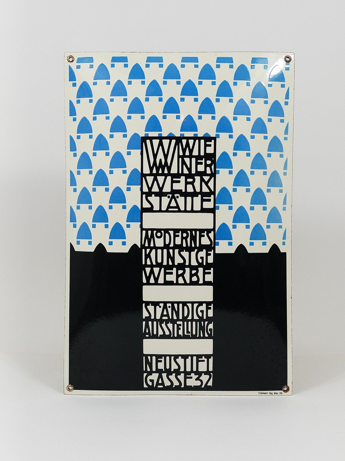 Josef Hoffmann Wiener Werkstätte Wenen Art Nouveau Emaille Reclamebord photo buy