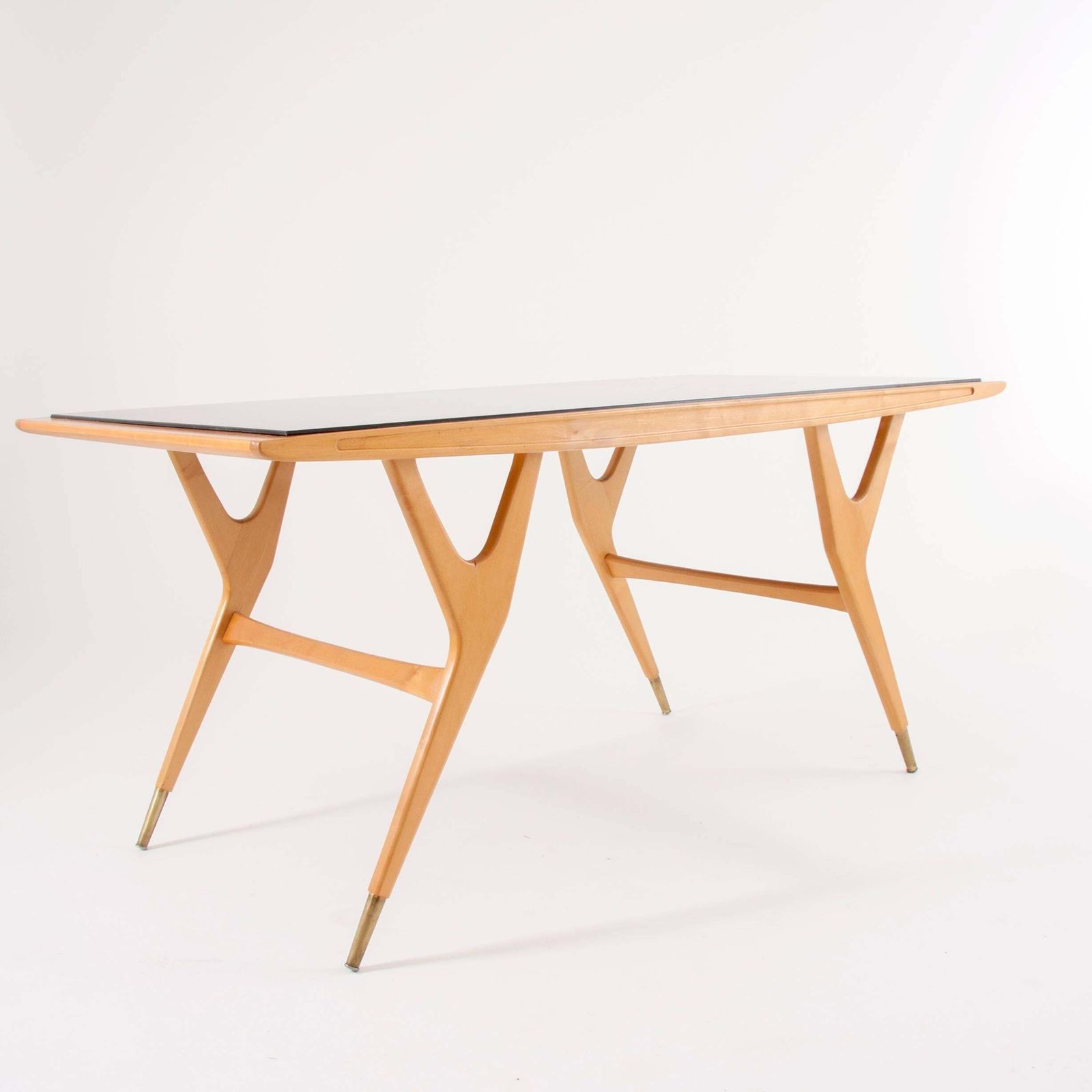 Ico Parisi Style Mid Century Coffee Table, Italy, 1950s photo vinterior