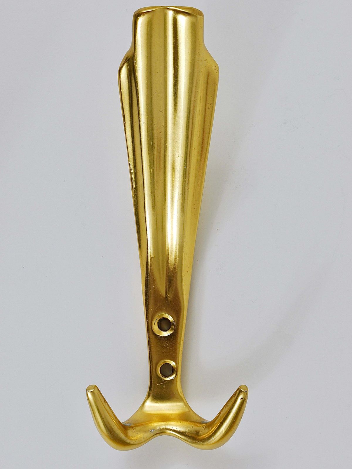 Up To Five Golden Hollywood Regency Wall Coat Hooks, Italy, 1970s photo Furniture