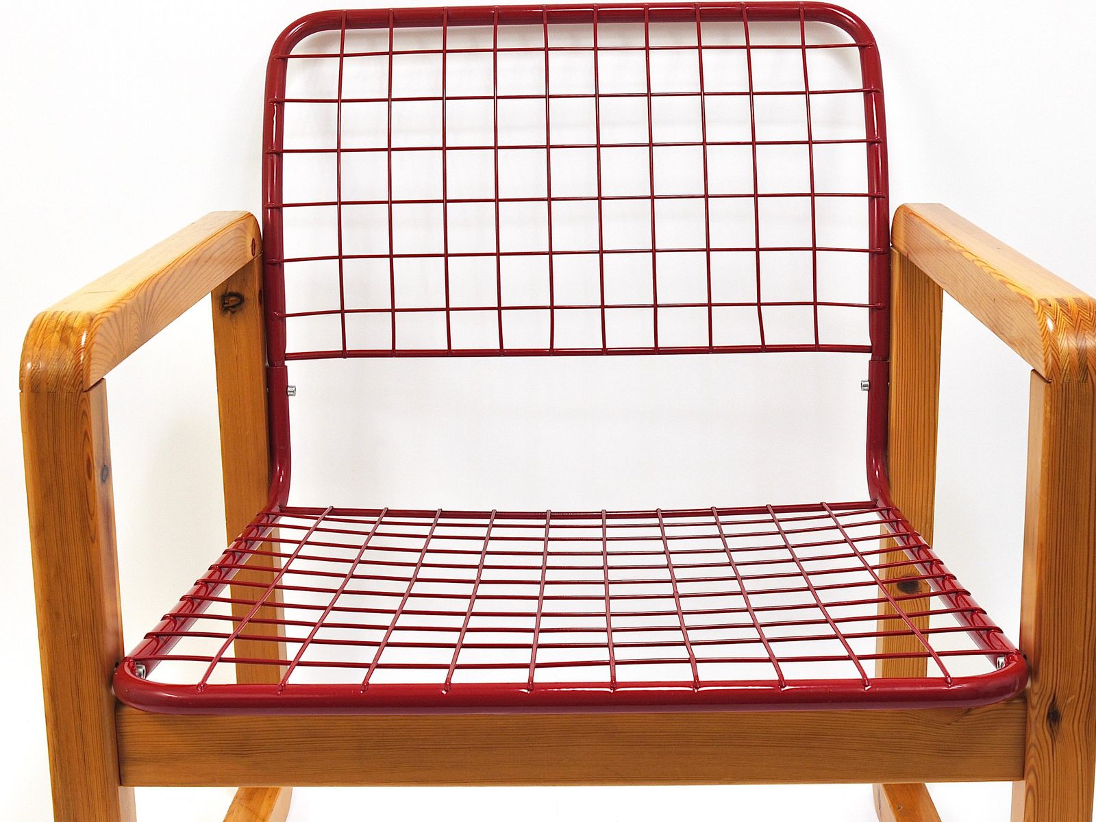 Postmodern Wire Lounge Chair Armchair Sälen, Knut & Marianne Hagberg, Ikea, 1982 photo vintage