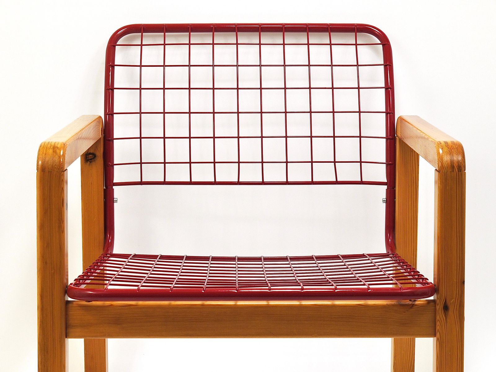 photo for sale Postmodern Wire Lounge Chair Armchair Sälen, Knut & Marianne Hagberg, Ikea, 1982