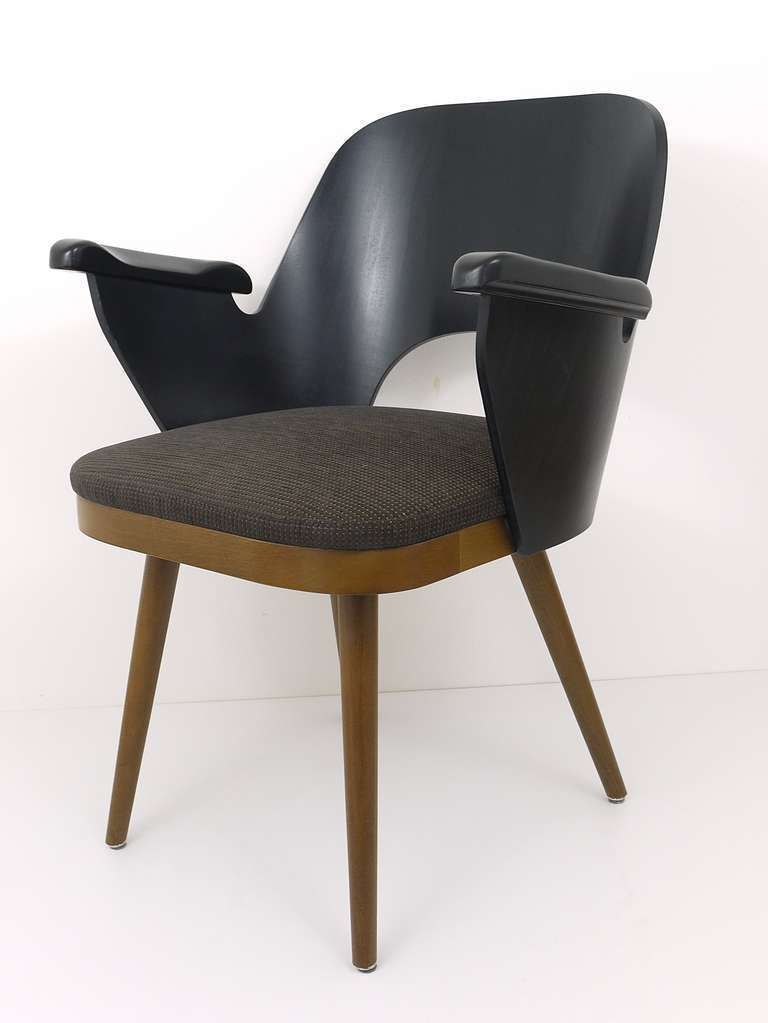 Beautiful Oswald Haerdtl Style Modernist Armchairs, Backhausen, Austria photo furniture