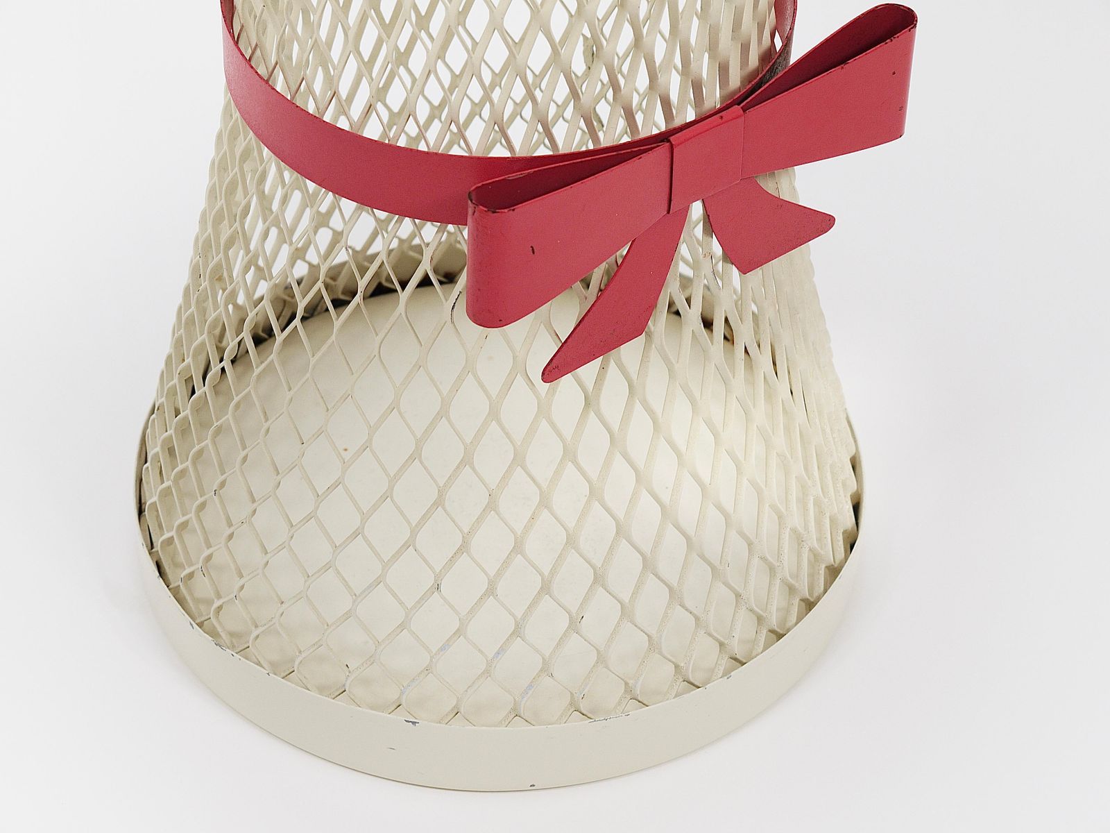 photo buy Mathieu Matégot Style Tie Bow Umbrella Stand, Mid Century, Metal, France, 1950s