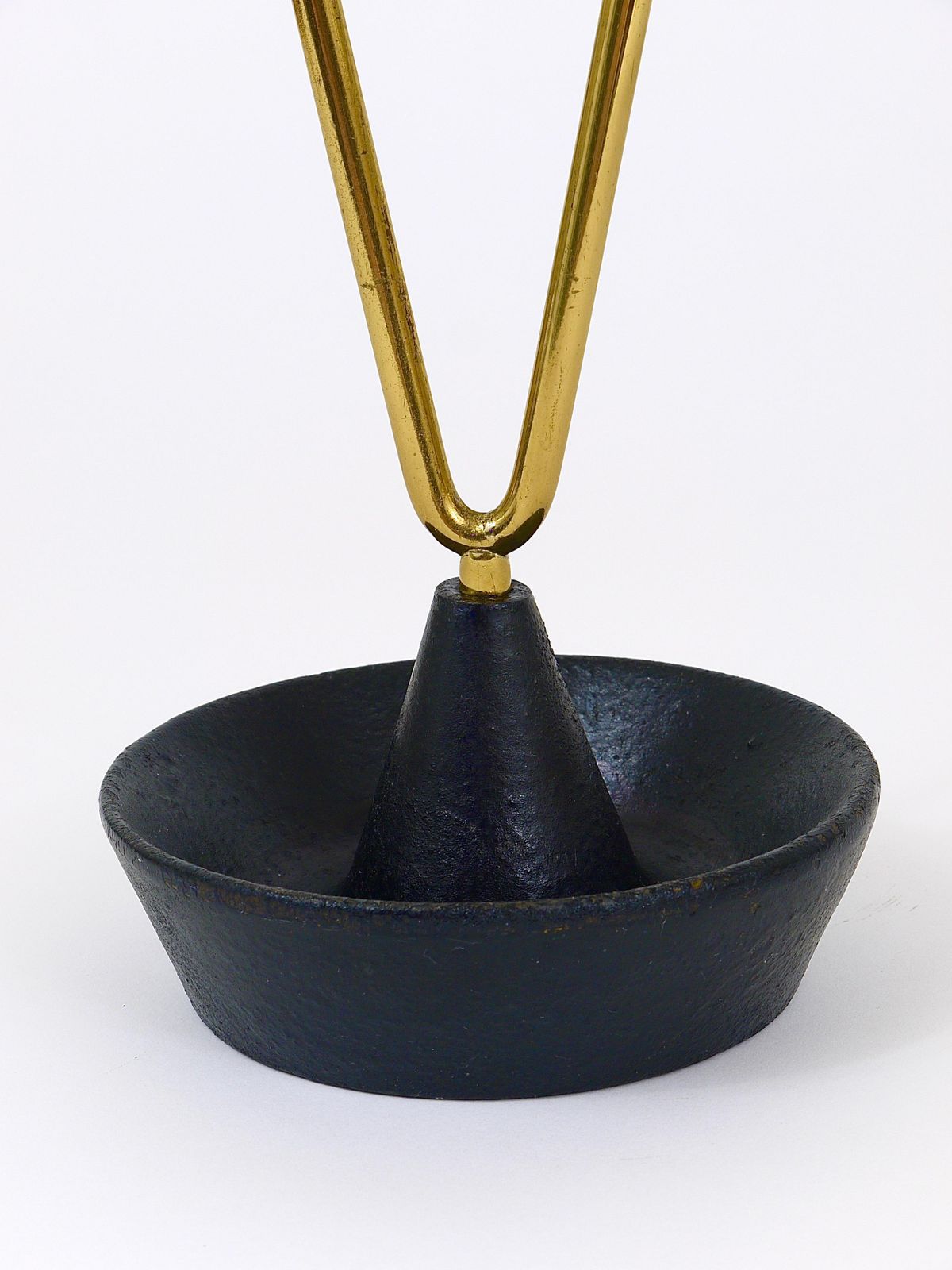 Carl Auböck Mid Century Brass And Cast Iron Umbrella Stand, Austria, 1950s photo Home Decor