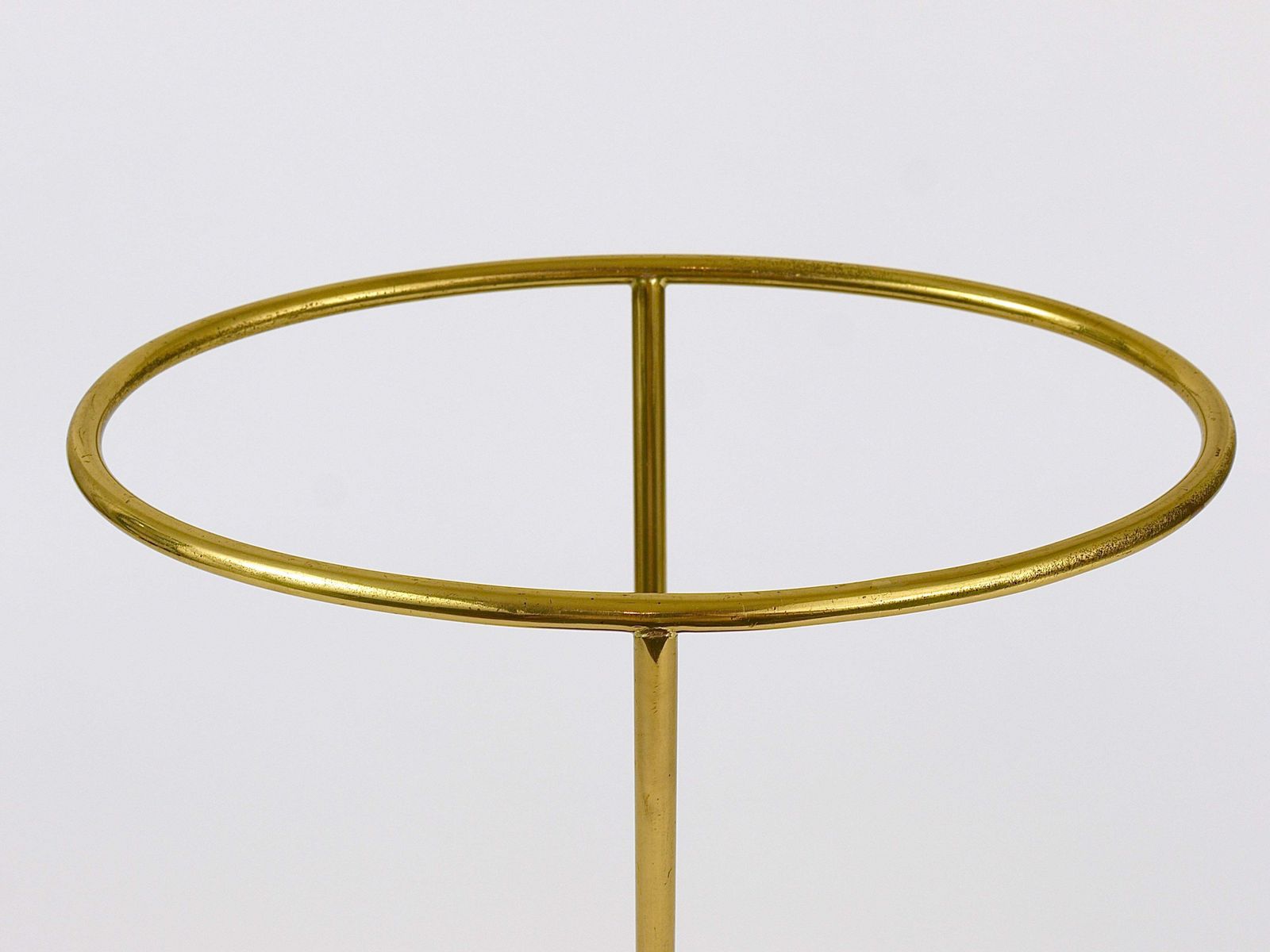 photo for sale Carl Auböck Mid Century Brass And Cast Iron Umbrella Stand, Austria, 1950s