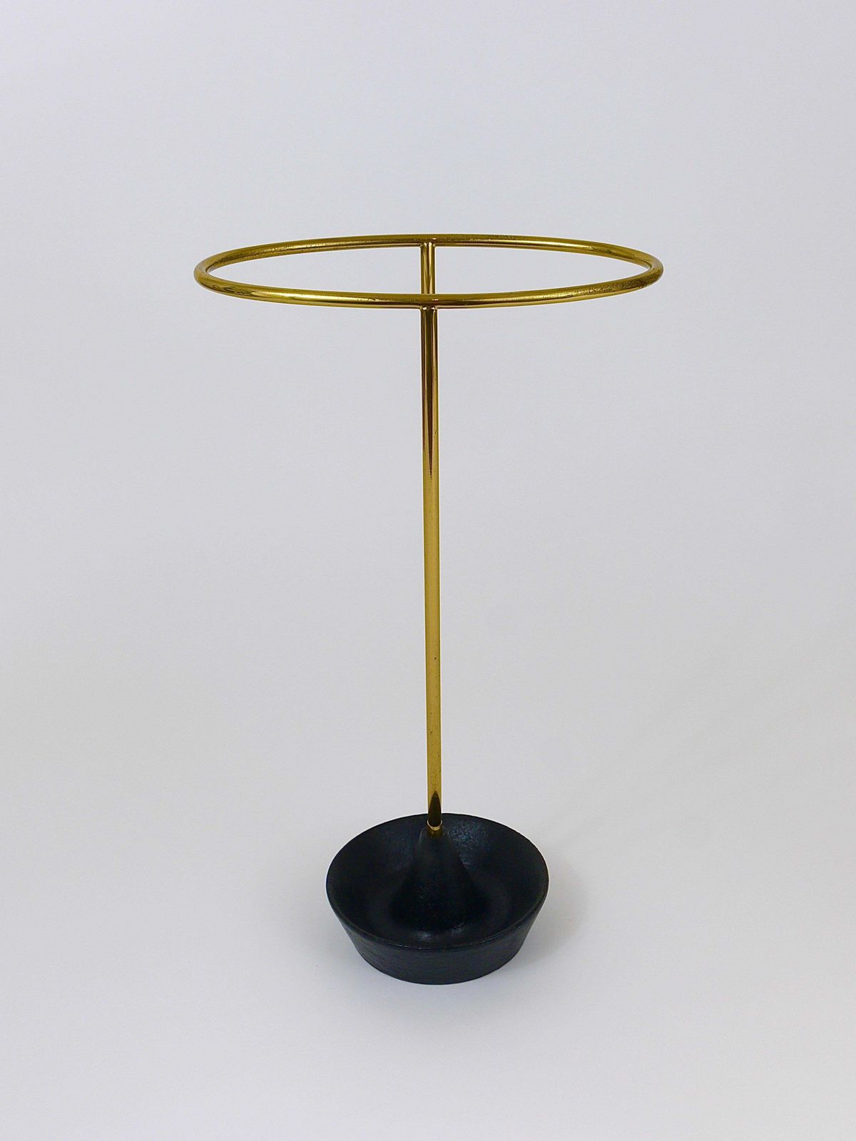 photo buy Carl Auböck Mid Century Brass And Cast Iron Umbrella Stand, Austria, 1950s