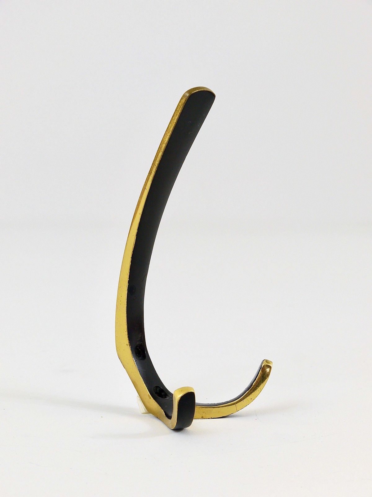 photo vinterior Up To 10 Midcentury Brass Double Wall Hooks By Herta Baller, Austria, 1950s
