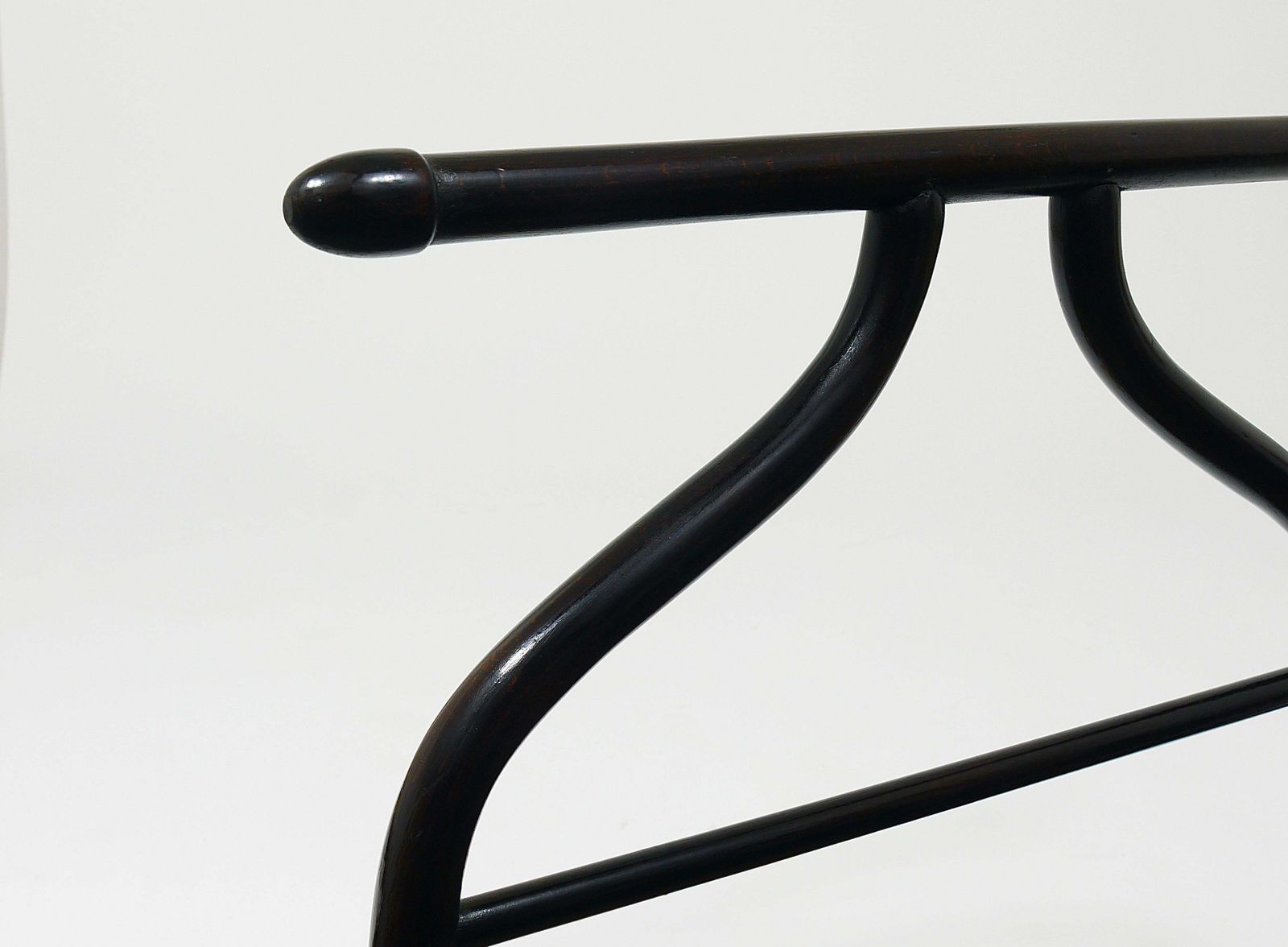 Thonet Vienna Art Deco Bentwood Clothing Valet / Dressing Stand, Austria, 1920s photo vinterior