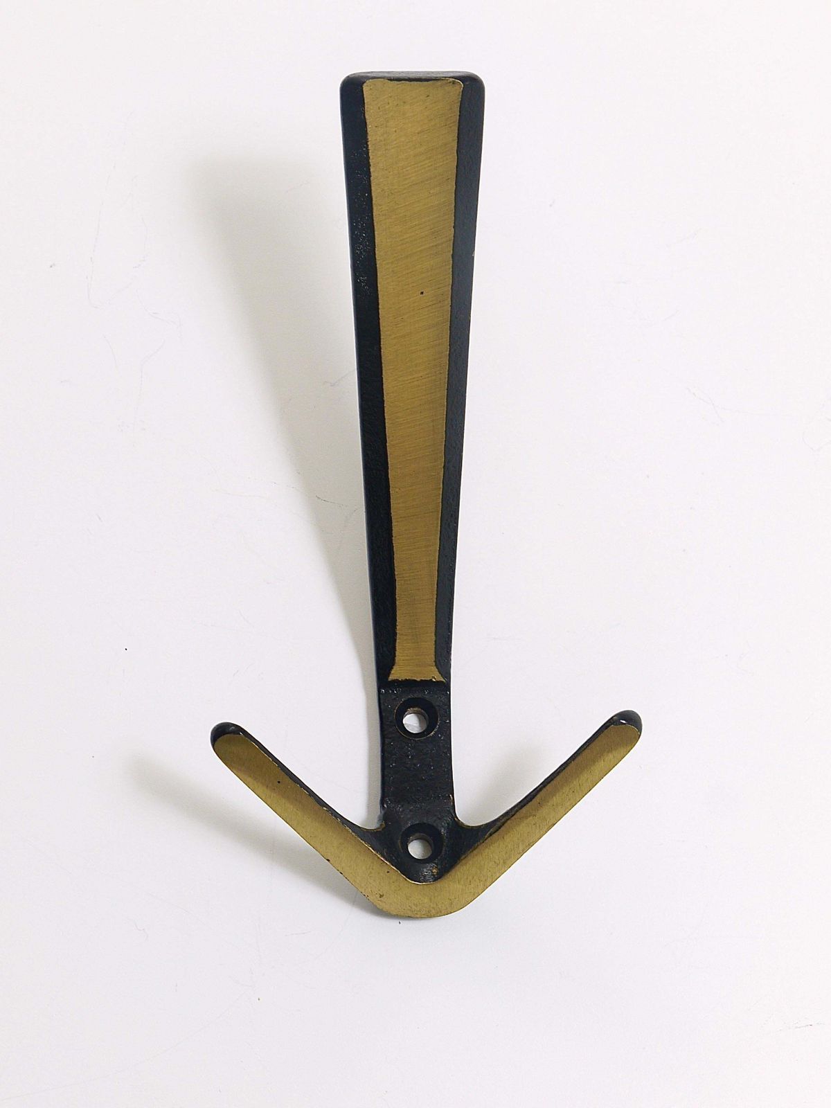 photo vintage 22x Midcentury Brass Double Wall Hook By Herta Baller, Vienna, Austria, 1950s