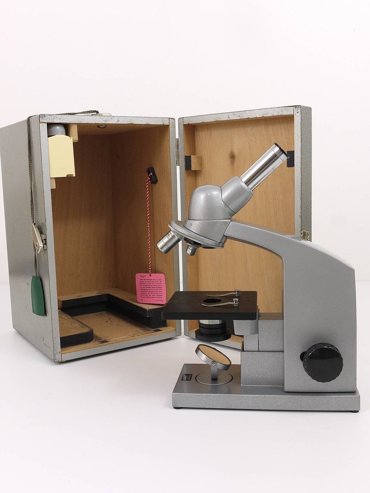 Rare Microscope "Neopan" By Carl Aubock 1963, Reichert Vienna photo for sale