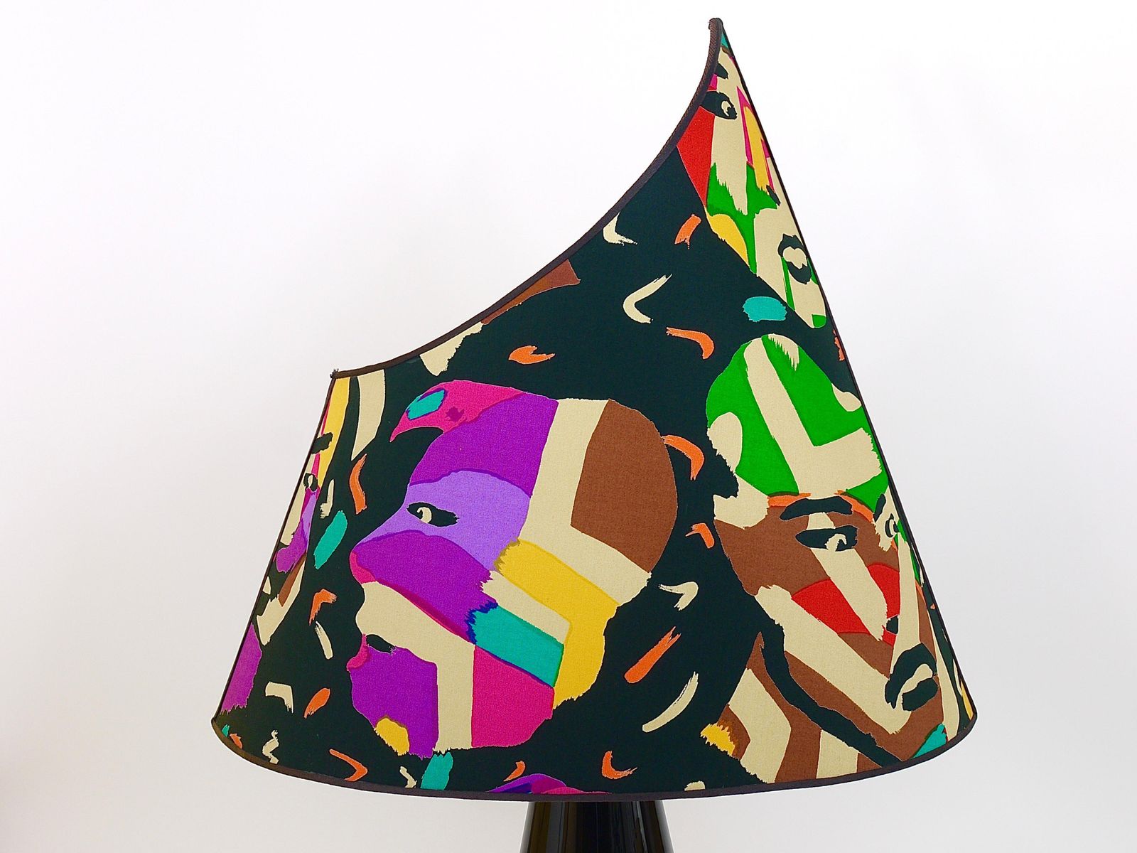 Post Modern Missoni Table Lamp By Massimo Valloto, Italy, 1980s photo Lighting