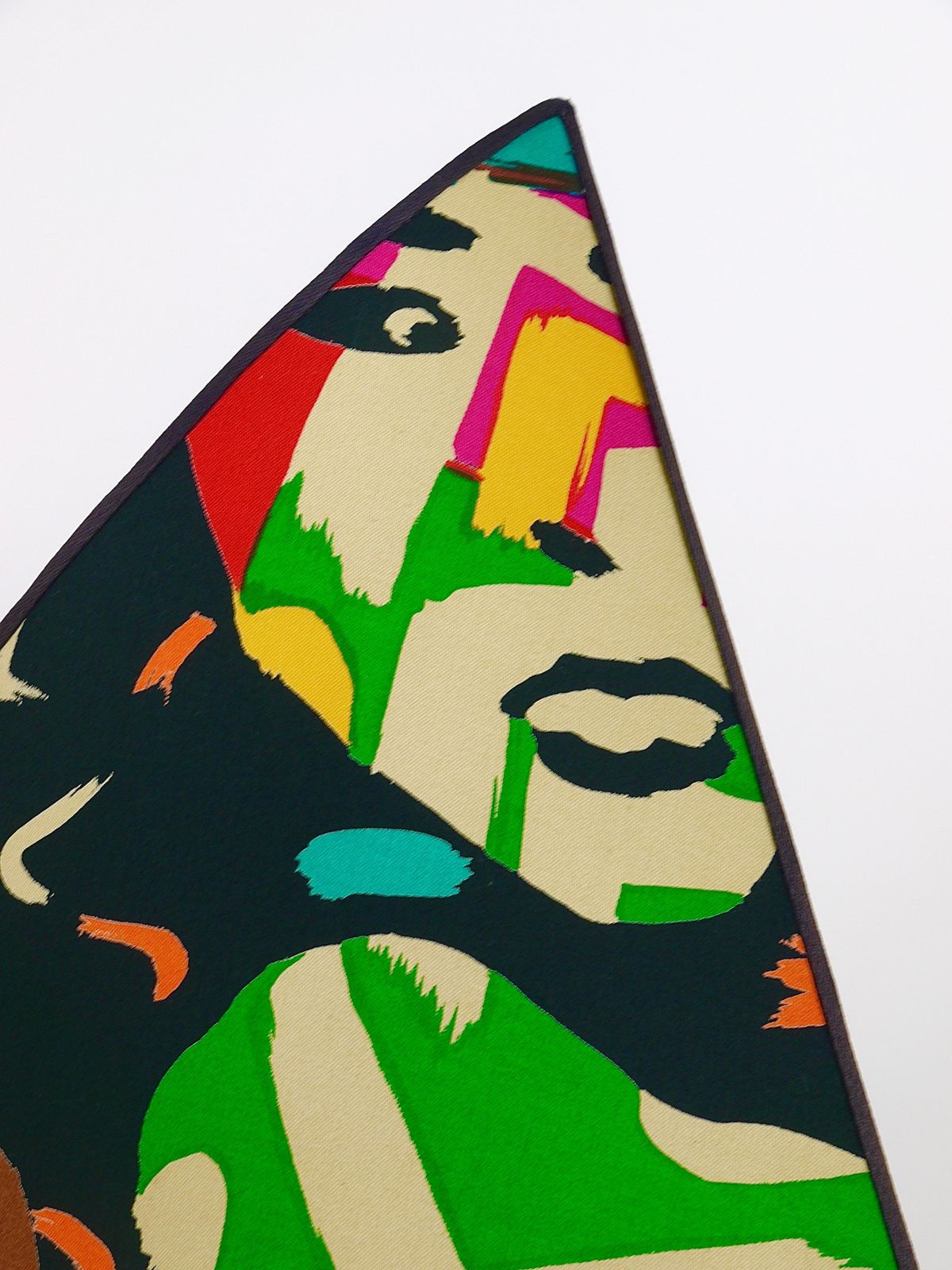 Lighting Post Modern Missoni Table Lamp By Massimo Valloto, Italy, 1980s photo