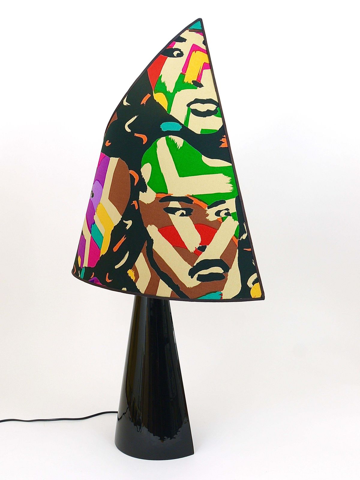 photo vinterior Post Modern Missoni Table Lamp By Massimo Valloto, Italy, 1980s