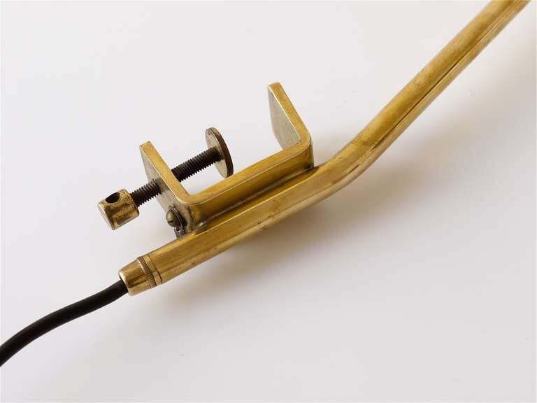 J.T. Kalmar Model "Style" Midcentury Cone Table Clamp Lamp, Vienna, 1950s photo buy