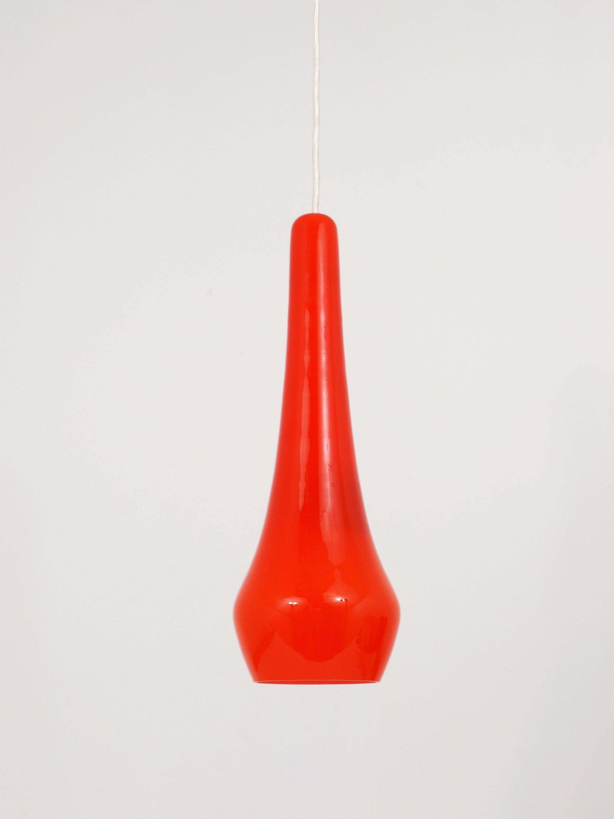 Two Gino Vistosi Murano Glass Mid Century Pendant Lamps, Italy, 1950s photo 887.0