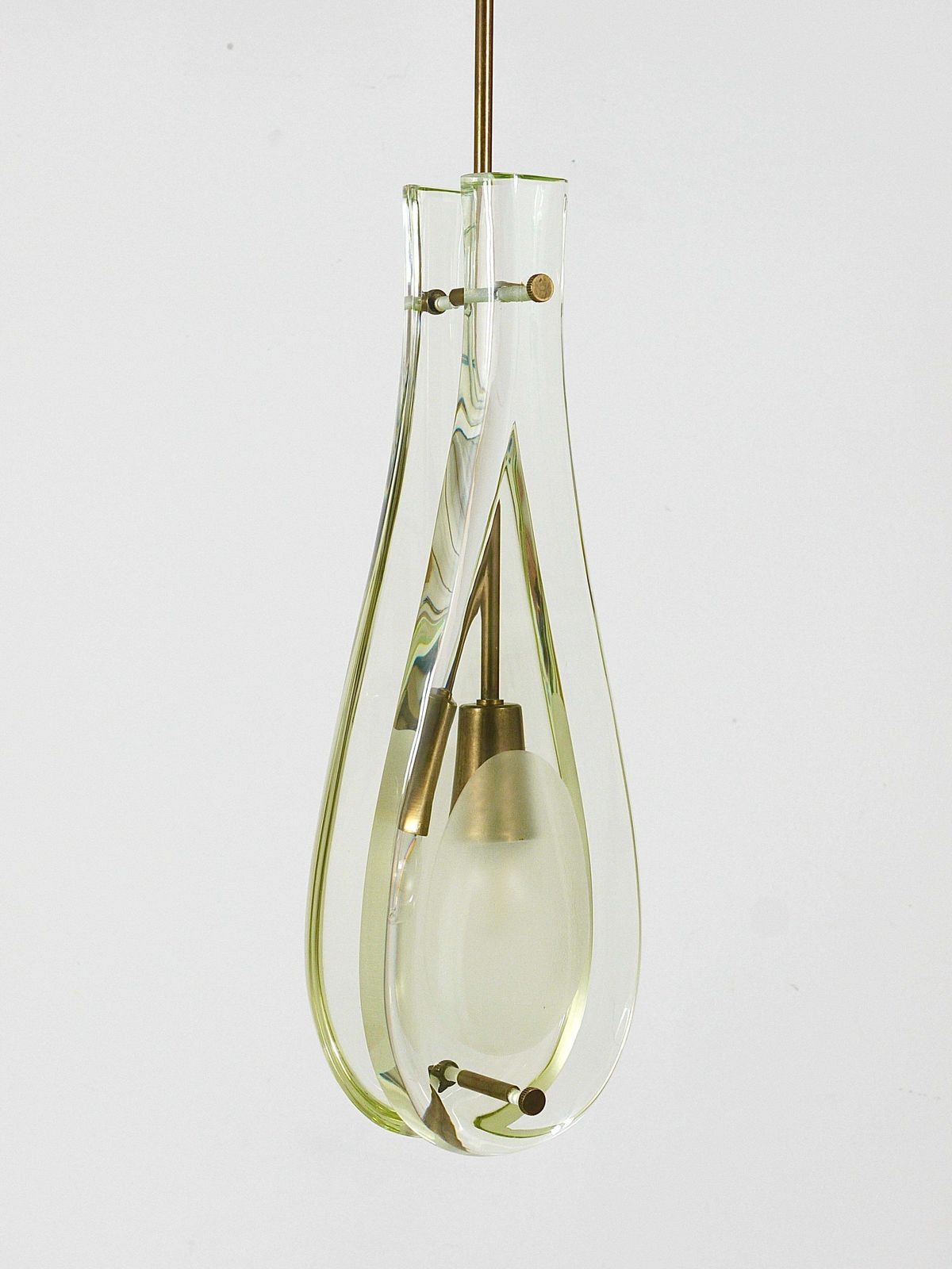 photo vintage Max Ingrad For Fontana Arte Drop Pendant Lamp, Model 2259, Italy, 1960s