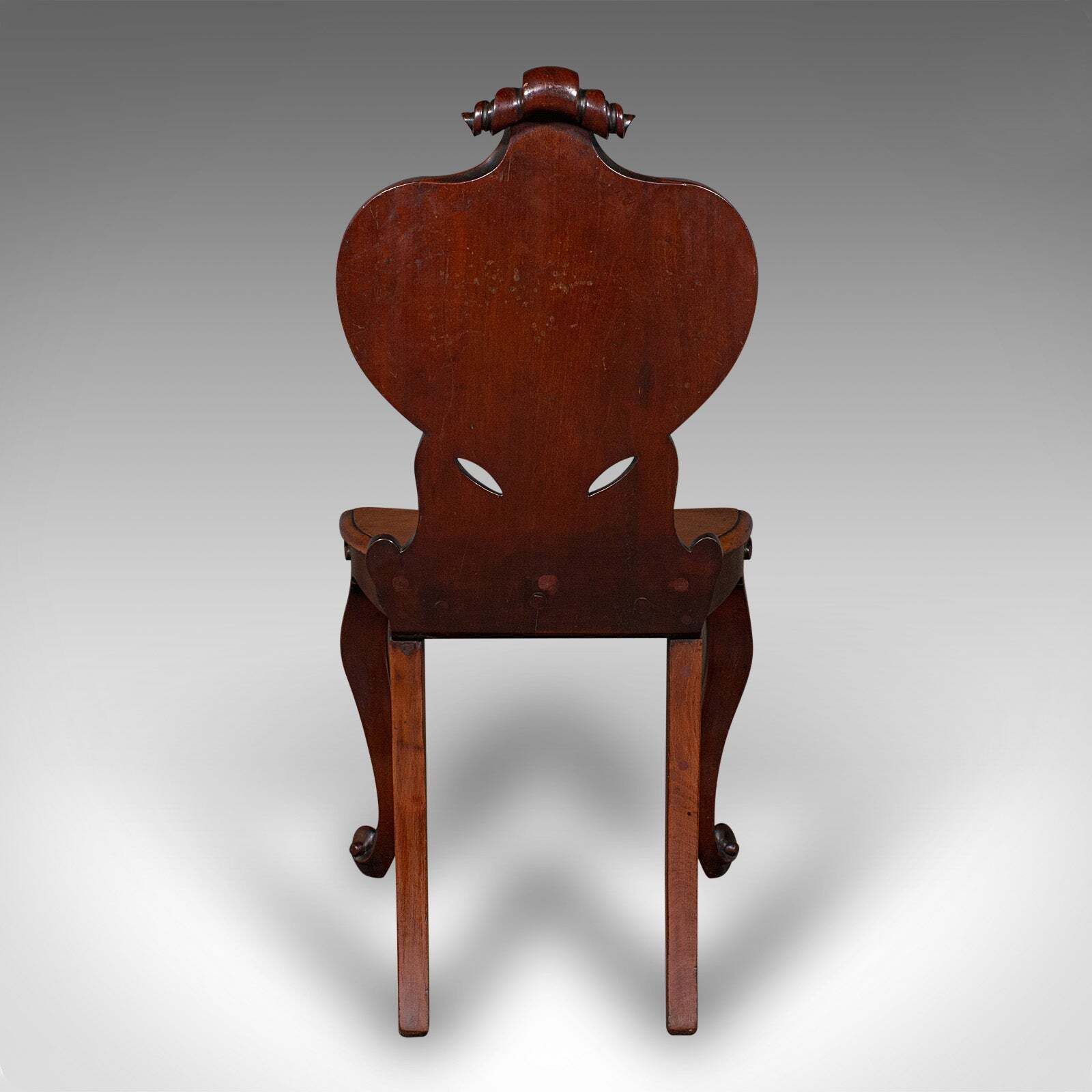 Antique Law Chambers Hall Chair, Scottish, Walnut, Reception Seat, Victorian photo Furniture