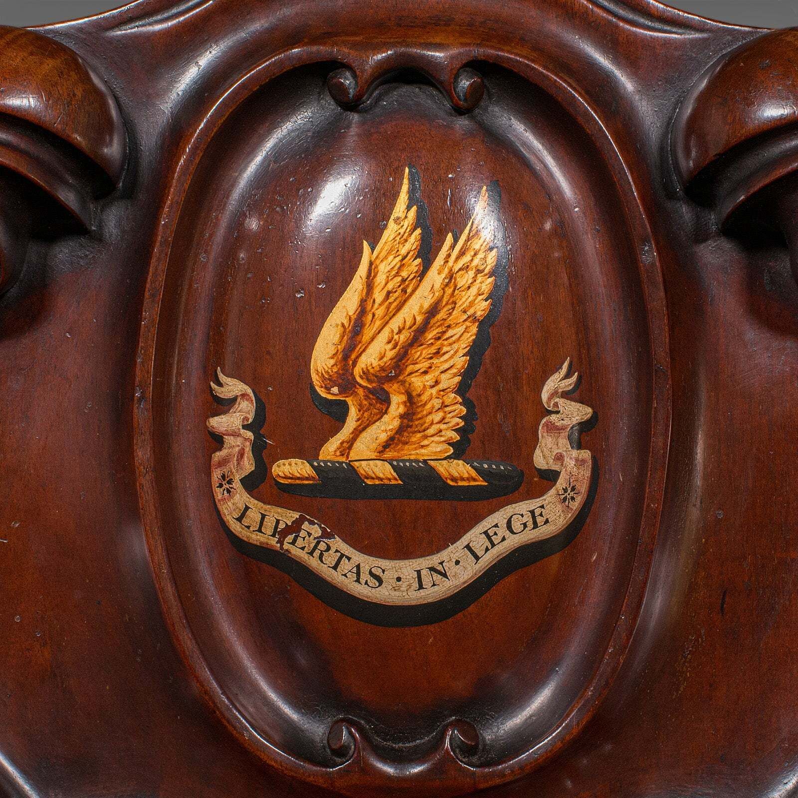 photo furniture Antique Law Chambers Hall Chair, Scottish, Walnut, Reception Seat, Victorian