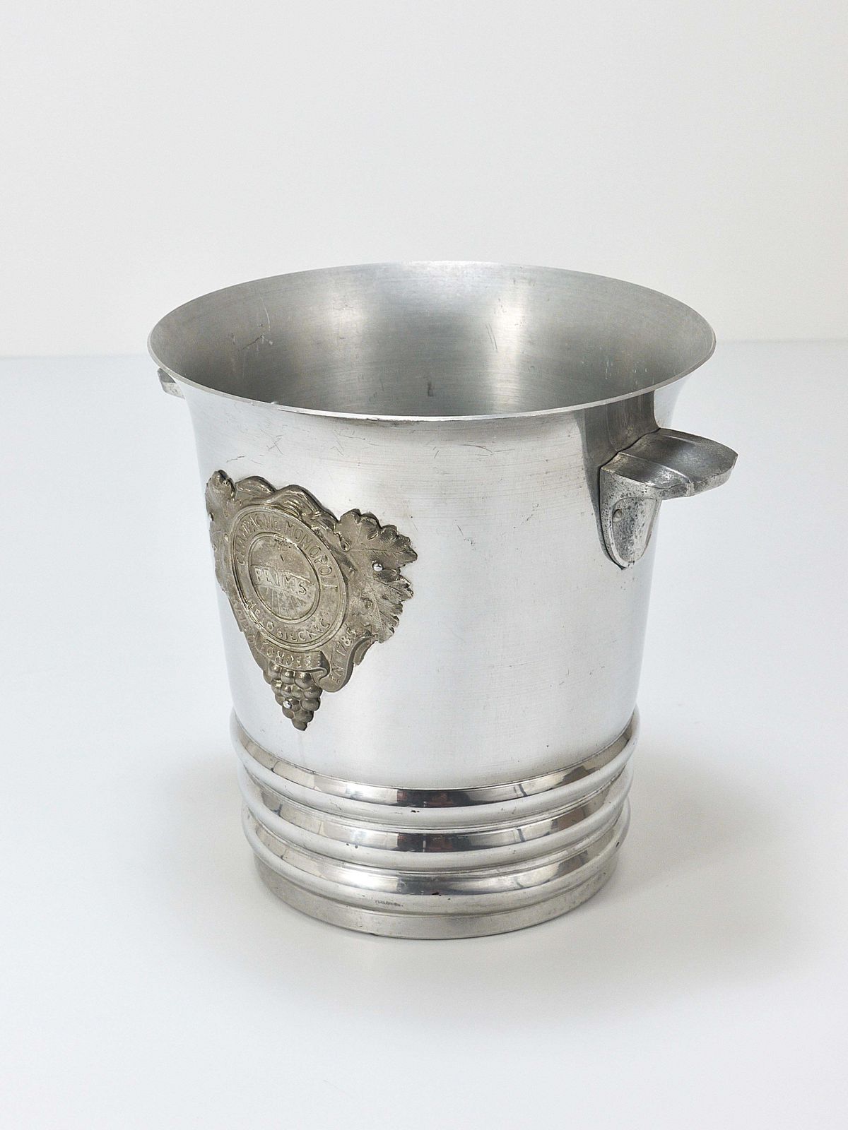 Heidsieck & Co Art Deco Champagne Ice Bucket Bottle Cooler, 1940s, Paris photo vintage