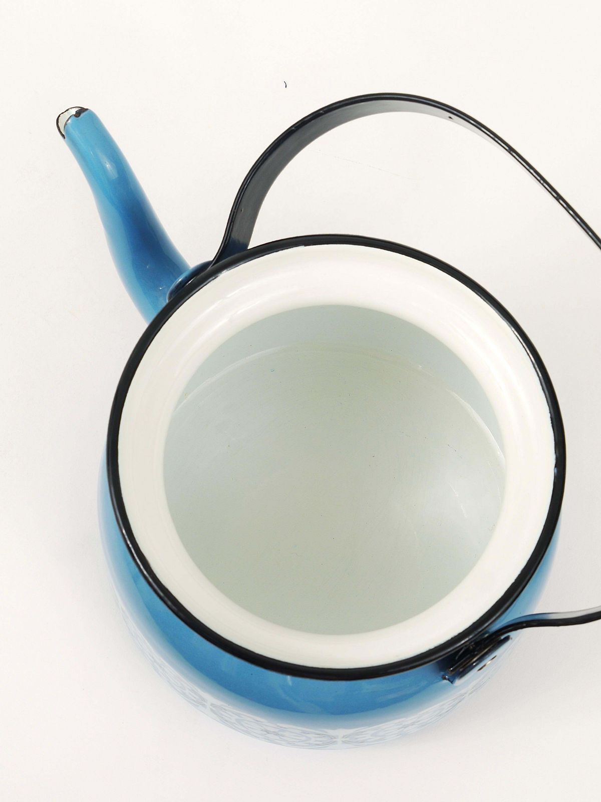 photo vinterior Kaj Franck Mid Century Enamel Tea Pot Kettle, Finel Arabia, Finland
