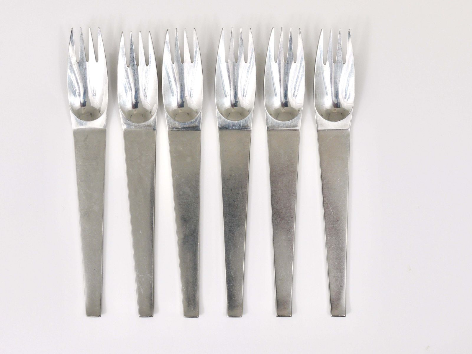 photo vinterior Carl Auböck 2060 Flatware, 42 Pcs., Complete For 6 Persons, Amboss Austria, 1950