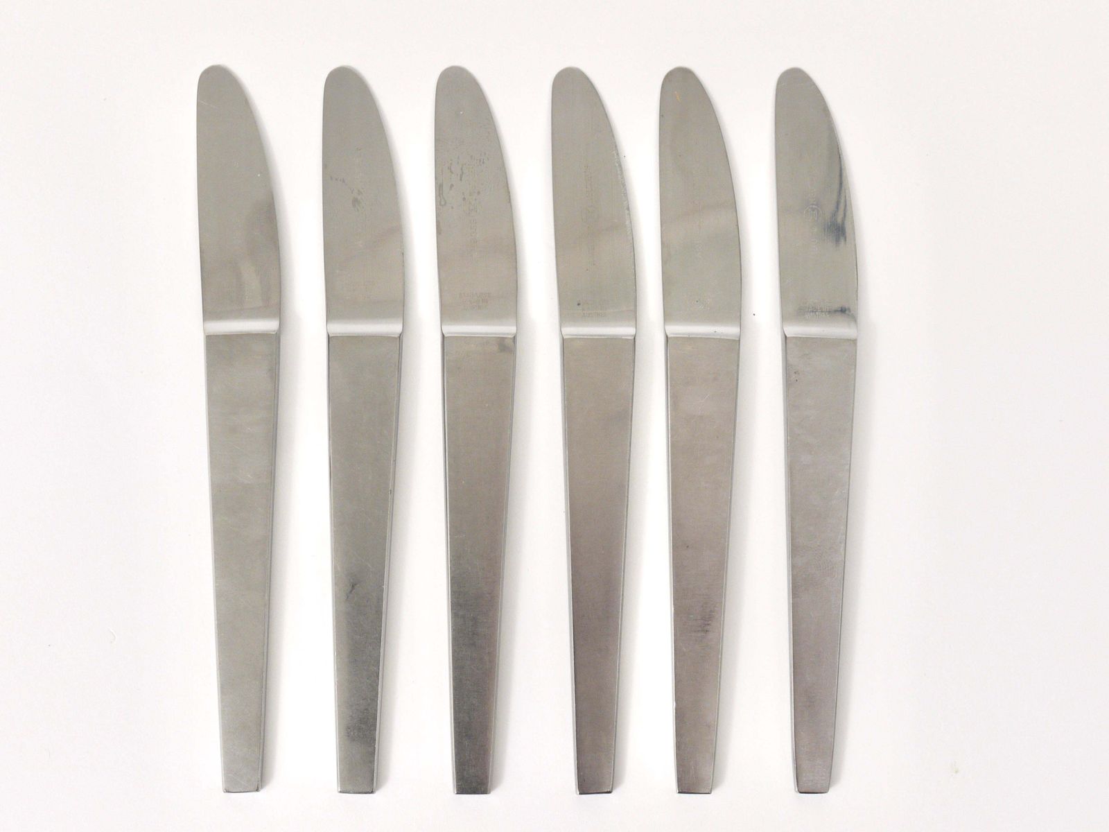 photo buy Carl Auböck 2060 Flatware, 42 Pcs., Complete For 6 Persons, Amboss Austria, 1950