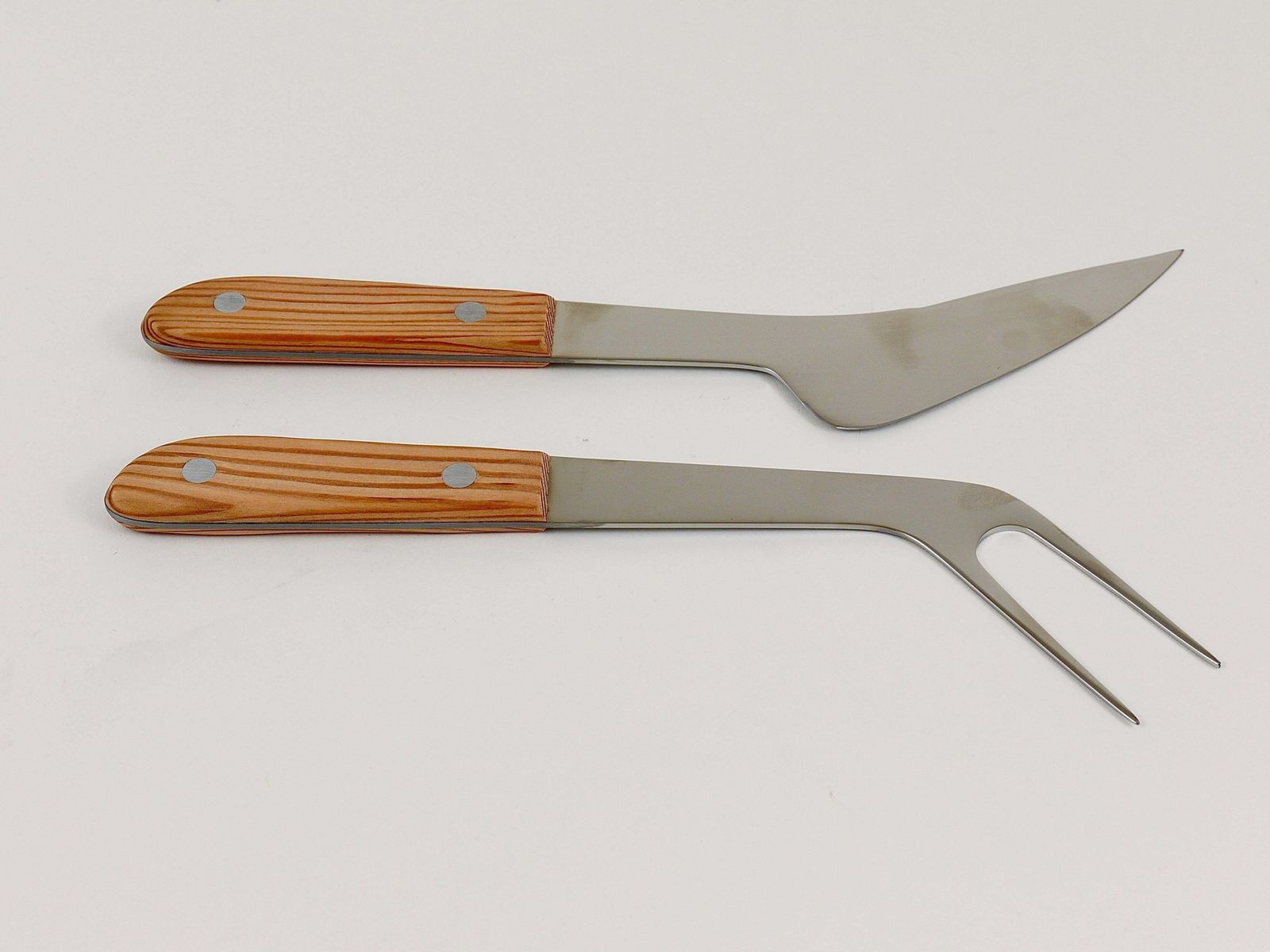 Boxed Mid Century Carving Set 5009, Knife And Fork By Amboss Austria, 1960s photo buy